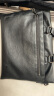 法国COW男包公文包 男士商务手提电脑包休闲单肩斜挎旅行背包 C-8616公文包 黑色 实拍图