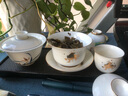 益工坊（YIGONGFANG）茶葉 大益 三才蓋碗牛年年生肖茶器 德化羊脂玉瓷茶具 力開天地套組（1蓋碗+2聆香杯） 曬單實(shí)拍圖