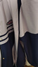 雪中飛兩件套短款羽絨服女2024新款條紋可脫卸 蘭紫 M 曬單實(shí)拍圖