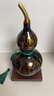 大明銅匠大漆黃銅葫蘆擺件客廳玄關(guān)家居創(chuàng  )意裝飾品辦公室桌面喬遷開(kāi)業(yè)禮品 黑金大漆葫蘆長(cháng)16*14.5*30.5 cm 曬單實(shí)拍圖