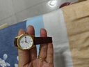 歐利時(shí)（OLEVS）瑞士認(rèn)證品牌手表女士機(jī)械表全自動(dòng)簡(jiǎn)約輕奢夜光防水女表送女友 棕皮白面女-升級(jí)版【全國(guó)聯(lián)?！棵赓M(fèi)刻字 曬單實(shí)拍圖