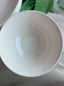 嘉蘭 骨質(zhì)瓷碗家用陶瓷吃飯碗純白盤(pán)簡(jiǎn)約歐式碗碟菜盤(pán)大湯碗面碗 4.5英寸金鐘碗 曬單實(shí)拍圖