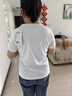 森馬（Semir）短袖t恤女短款合體顯瘦正肩內(nèi)搭25夏涼感修身打底衫109325100001 曬單實拍圖