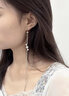 abyb charming愛麗絲耳環(huán)女單只長(zhǎng)款流蘇小眾氣質(zhì)耳墜送女友生日禮物 愛麗絲 銀色（單只） 曬單實(shí)拍圖