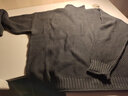 衣瑾帛社針織衫女寬松秋冬款文藝范半高領(lǐng)棉線(xiàn)毛衣女長(cháng)袖內搭上衣 灰色 均碼 曬單實(shí)拍圖
