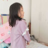 贝壳元素爱心衬衫春装新款女童童装儿童刺绣娃娃衫txa463 粉色条纹 140cm 实拍图