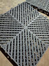 巨格2.5公分洗車(chē)房地格柵4s店洗車(chē)場(chǎng)地漏加厚拼接塑料隔板防滑地墊 灰色 曬單實(shí)拍圖