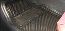 汽車用塑料腳墊通用易清洗PVC透明橡膠塑膠乳膠防水防滑防凍耐磨 前排單片透明 曬單實拍圖