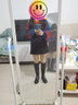 73Hours女鞋街拍擔當明星同款冬季新款炸街增高騎士長靴女高筒靴 黑色 33 曬單實拍圖