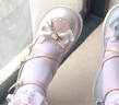閃動(dòng)少女（SHANDONGSHAONV）甜美可愛(ài)Lolita鞋圓頭厚底學(xué)生鞋洛麗塔鞋少女JK小皮鞋瑪麗珍鞋 深棕色 37 內長(cháng)23.5cm 曬單實(shí)拍圖