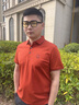 沙馳（SATCHI）夏款商務(wù)新疆棉涼感透氣抗皺易打理翻領(lǐng)男士短袖polo【快洗速干】 橙色 L (50) 175 曬單實(shí)拍圖