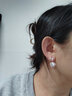 女士貓眼石圈圈耳環(huán)女時(shí)尚氣質(zhì)長(cháng)款耳墜925銀針耳飾品女潮韓國氣質(zhì)網(wǎng)紅時(shí)尚銀耳釘女送女友生日禮物 玫瑰金色 曬單實(shí)拍圖