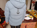 婉玫棉服女冬裝新款棉衣韓版寬松小棉襖短款加厚襖子外套潮 霧霾藍 XL 推薦【110-130斤】 曬單實(shí)拍圖