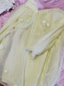 戴維貝拉（DAVE＆BELLA）春裝兒童漢服連衣裙嬰兒裙子女童洋氣公主裙中國風(fēng)小童網(wǎng)紗裙 黃色 130 cm（建議身高120-130cm） 曬單實(shí)拍圖