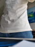 马登工装 美式复古重磅纯棉t恤男百搭圆领白色短袖正肩半袖打底衫夏季 黑色+米白 2件 XL（180/100A） 实拍图
