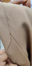 ROEYSHOUSE羅衣知性駝色西裝外套冬裝新款通勤OL保暖簡約毛呢西服03319 駝色 L 曬單實拍圖