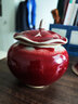 鈞旨現(xiàn)代風(fēng)禹州神垕鈞瓷茶葉罐陶瓷密封家用儲(chǔ)茶中國(guó)紅釉便攜小號(hào)創(chuàng)意 中國(guó)紅釉(高12 寬12) 曬單實(shí)拍圖