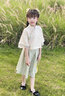 綴櫻漢服女童襦裙夏季中式民國風(fēng)女童新款兒童新夏季古風(fēng)國風(fēng)旗袍套裝 青黛套裝（不含配飾） 150 曬單實(shí)拍圖