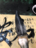 雙馬筆莊 大號牛角斗筆毛筆手抓筆大楷毛筆春聯(lián)對聯(lián)福字專(zhuān)用書(shū)法國畫(huà)行書(shū)楷書(shū)大字榜書(shū) 兼毫【牛角抓筆】小號 曬單實(shí)拍圖