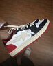 猿人頭男鞋2025秋冬新款板鞋低幫休閑潮鞋百搭情侶輕奢運動(dòng)鞋透氣鞋子女 白黑紅 42 (260mm) 曬單實(shí)拍圖