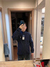 YONEX新款YONEX尤尼克斯YY羽毛球服外套長袖運(yùn)動衣服 男款-150084BCR-藏青 L 曬單實(shí)拍圖