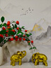 天祥緣 銅大象擺件黃銅新款財(cái)富象家居客廳辦公室學(xué)生禮物裝飾品擺件 7號(hào)銅財(cái)富象一對(duì) 曬單實(shí)拍圖
