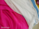 盛賽熙夏季純色防曬絲巾海邊沙灘巾長(zhǎng)款春秋披肩女紗巾圍巾秋冬季大雪紡 玫紅 曬單實(shí)拍圖