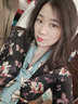 達芬奇密碼夏季裝飾絲巾細窄長(cháng)條緞面連衣裙腰帶長(cháng)絲帶百搭飄帶布條小領(lǐng)巾女 風(fēng)華杏語(yǔ) 藍色 曬單實(shí)拍圖