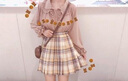 jk制服格裙全套女學(xué)生裙子夏季日系少女制服百褶裙短裙學(xué)院風(fēng)半身裙JK閃動少女 小熊的裙 百褶裙+短袖襯衫+領(lǐng)結(jié) M 曬單實拍圖