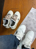 STARTER板鞋鞋子男款秋冬小白鞋鹿晗同款休閑鞋板鞋女百搭中幫白鞋休閑鞋 白色（偏大一碼） 40 曬單實(shí)拍圖