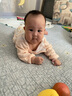 Aengbay昂貝 嬰兒秋衣秋褲春秋薄款純棉新生兒睡衣家居服寶寶早春套裝 海洋 90 cm 曬單實(shí)拍圖