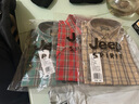 吉普（JEEP）短袖襯衫男純棉格子商務(wù)休閑方領(lǐng)男裝半截袖襯衣 2016 黃格 XL 曬單實(shí)拍圖
