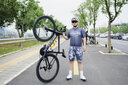 捷酷2024春夏新款男士心馳短袖騎行服透氣進口面料高彈速干騎行上衣 灰色 M 曬單實拍圖
