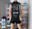 維動(dòng)（VEIDOORN）背心鋒影男籃球運動(dòng)跑步訓練服夏季無(wú)袖坎肩T恤網(wǎng)眼透氣潮 水銀灰（運動(dòng)背心） XL 曬單實(shí)拍圖