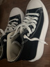 匡威（Converse）女鞋經(jīng)典All Star move高幫云朵增高厚底舒適帆布鞋 568497C 黑色 37.5 /7 曬單實拍圖