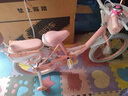 Seajoy兒童自行車(chē)女孩3-6歲公主款寶寶童車(chē)8-12小孩5輕便自行車(chē)兒童單車(chē) 萌兔【娃娃兜小熊款】黑胎 12寸（適合身高80cm~90cm） 曬單實(shí)拍圖