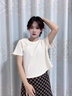 韓風(fēng)chic純色短袖女裝ins新款夏季寬松休閑前短后長(zhǎng)設(shè)計(jì)感t恤上衣 杏色【廠家直銷 當(dāng)天發(fā)貨】 L 建議【105-120斤】 曬單實(shí)拍圖