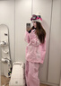 ISEEMIGGA【滿鉆黑武士】新款滑雪服女款3L寬松雪服套裝男裝備防水防風(fēng)雪服 粉色滿鉆-套裝 XL 曬單實(shí)拍圖