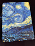 zoyu 適用Kindle保護套paperwhite保護殼入門(mén)版電子書(shū)kpw四彩繪插畫(huà) 油畫(huà)星月夜 Paperwhite 5代 曬單實(shí)拍圖