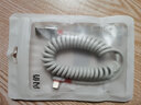閃俏100W車(chē)載彈簧伸縮Type-C數據線(xiàn)6A/5A超級快充充電線(xiàn)typec口電源線(xiàn)閃充線(xiàn)適用華為安卓榮耀小米通用 彎頭版【type-C口】白色-100W快充線(xiàn) 曬單實(shí)拍圖