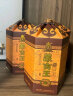 蒙古王 白酒 浓香型纯粮食酒 高度白酒礼盒整箱装  52度金帐6  500ml*4 实拍图