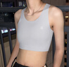 簡(jiǎn)態(tài)（Janest）佐馳歌無(wú)痕隱形束胸內衣女les帥t大胸顯小運動(dòng)減震防下垂學(xué)生超平 灰色 L(106-120斤)上胸圍86-90cm 曬單實(shí)拍圖