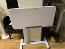 JOYSEEKER 床上用桌 移動(dòng)桌 電腦桌辦公學(xué)習桌護理桌  帶輪子 C型桌 R04白*0-90°翻轉 左右均可伸入 曬單實(shí)拍圖
