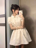 哥瑞美法式小香風(fēng)可愛仙女束腰裙子女2025夏季新款茶歇甜美少女感連衣裙 圖片色 L 【體重100-120】 曬單實(shí)拍圖
