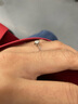 周六福18k金鉆戒女簡(jiǎn)愛求婚KGDB020978 約30分I-J/SI 12號(hào)七夕生日禮物 曬單實(shí)拍圖