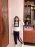 純貝兔（CHUNBEITU）女童褲子2023秋冬新款兒童洋氣運(yùn)動(dòng)褲中大童女孩寬松加絨休閑長(zhǎng)褲 藏藍(lán)色（春秋） 140 建議身高135cm左右 曬單實(shí)拍圖