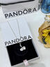 潘多拉（PANDORA）盛放白玫瑰二合一吊飾白色精致母親禮物diy串珠七夕情人節(jié)禮物 793200C01 均碼 曬單實拍圖
