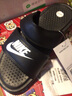 耐克（NIKE）幸運葉子男女拖鞋26春新款出行沙灘鞋透氣休閑涼鞋拖鞋子 DC0496-001/黑白色 38 曬單實(shí)拍圖