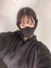 迪紫兔耳罩保暖男女戶(hù)外防風(fēng)防寒耳套耳包冬季跑步哈爾濱旅游保暖裝備 二合一護耳口罩（黑色） 【升級雙重保暖款】 曬單實(shí)拍圖