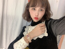世爵（SEGET）女士手表女小眾小方表鑲鉆輕奢方形石英經典防水女表生日七夕禮物 91891LT金殼-紅面鋼帶 曬單實拍圖